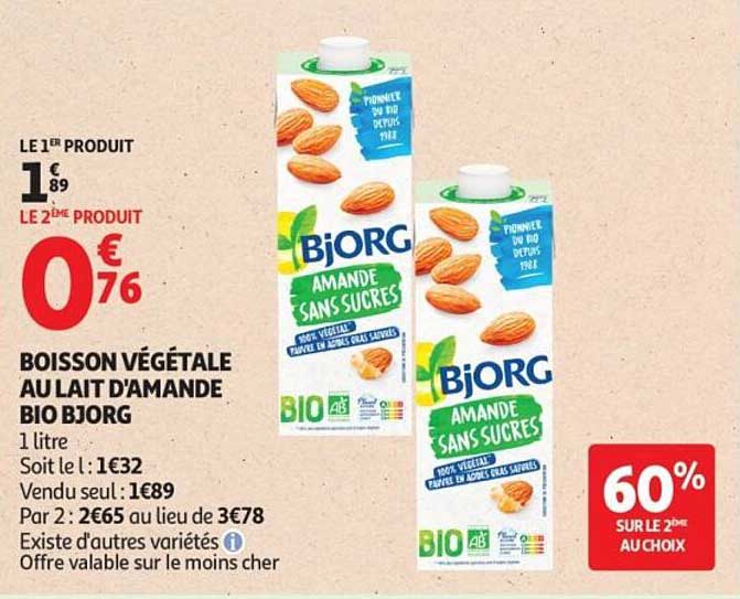 Bjorg Amande Sans Sucres