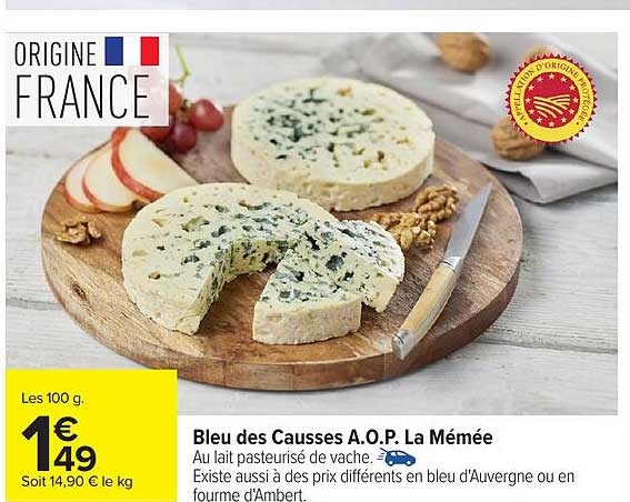 Bleu des Causses A.O.P. La Mémée