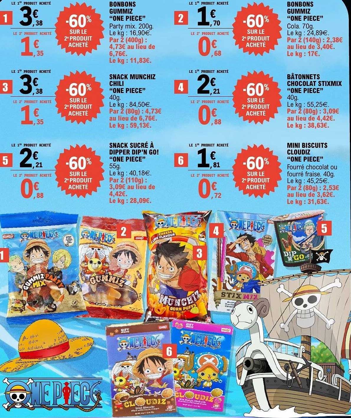 BONBONS GUMMIZ “ONE PIECE”