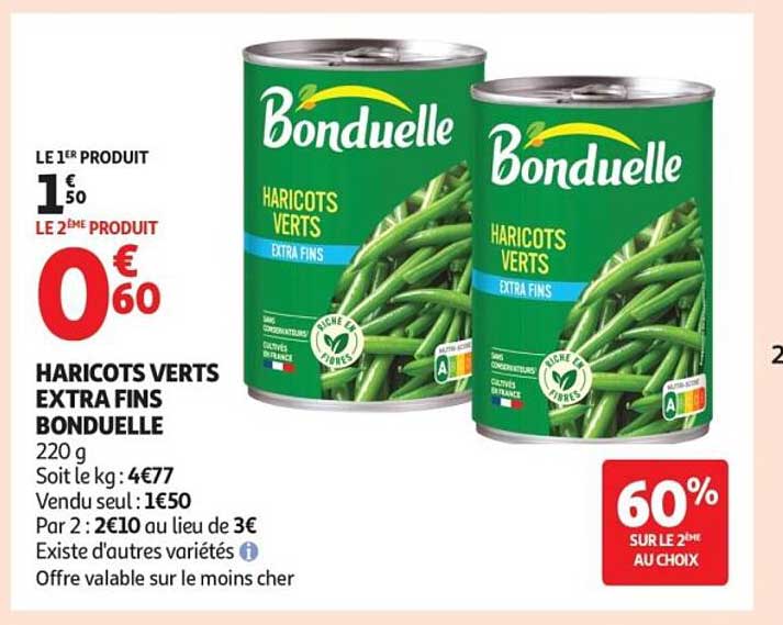 Bonduelle Haricots Verts Extra Fins