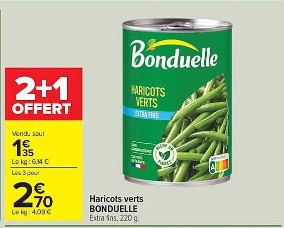 Bonduelle Haricots Verts