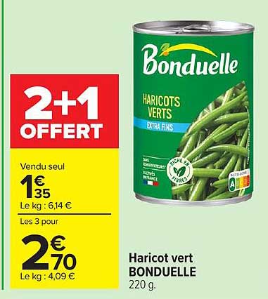 Bonduelle Haricots Verts
