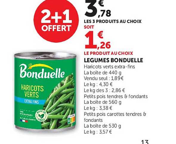 Bonduelle Haricots Verts