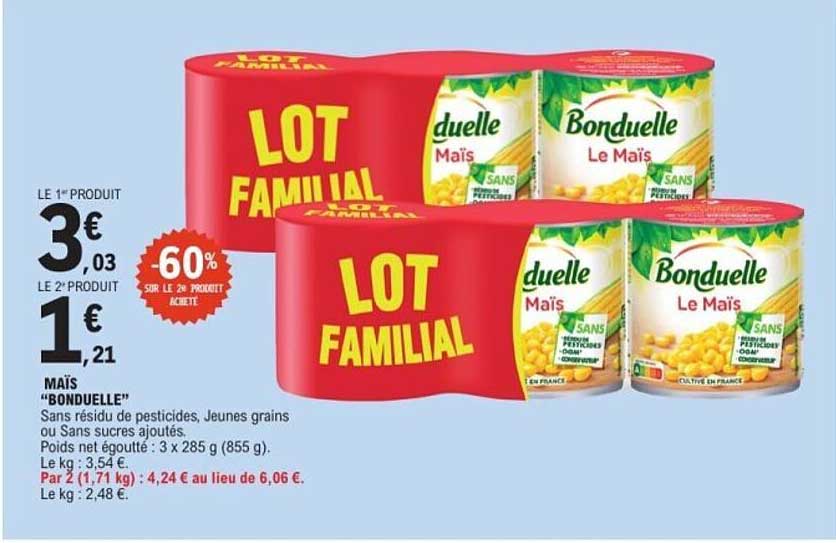Bonduelle Le Maïs