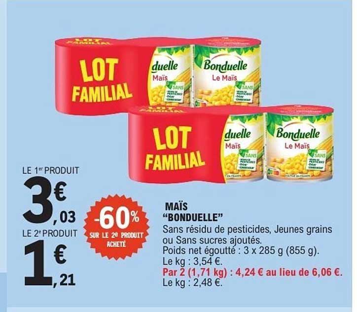 Bonduelle Maïs