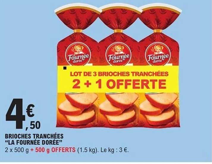 BRIOCHES TRANCHÉES