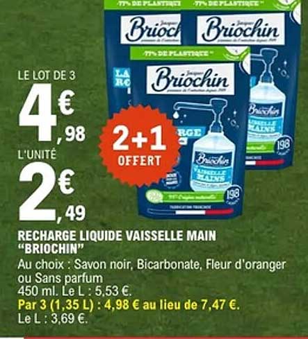 Briochin Recharge liquide vaisselle main