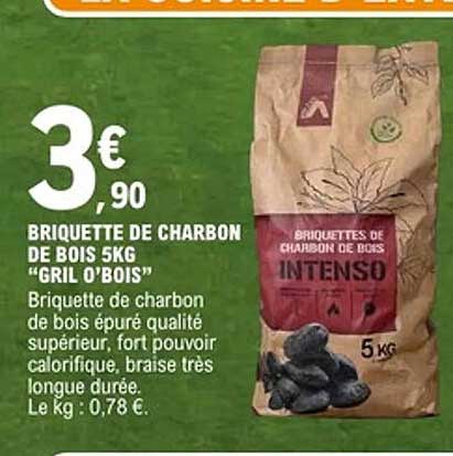 Briquettes de charbon de bois INTENSO