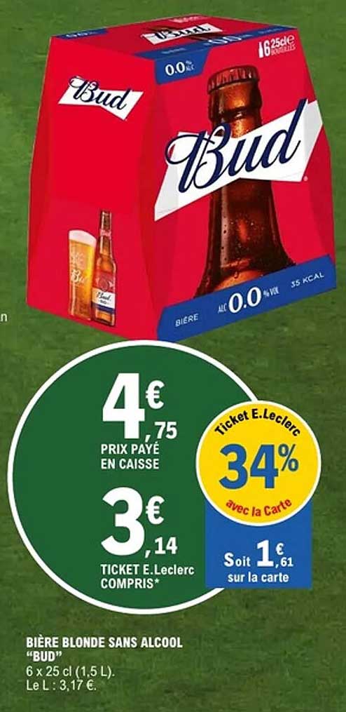 Bud Bière Blonde Sans Alcool