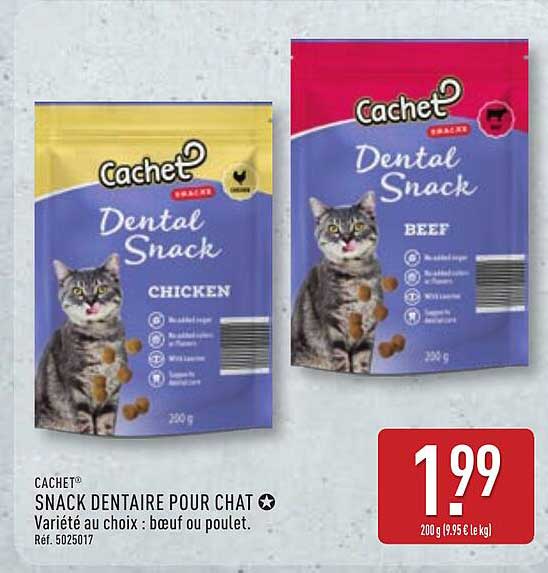 Cachet Dental Snack
