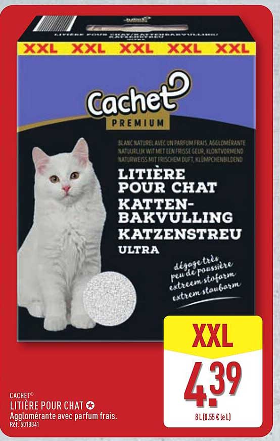 Cachet LITIÈRE POUR CHAT