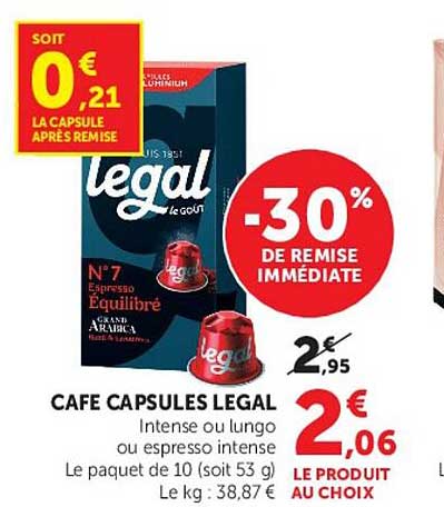 CAFE CAPSULES LEGAL