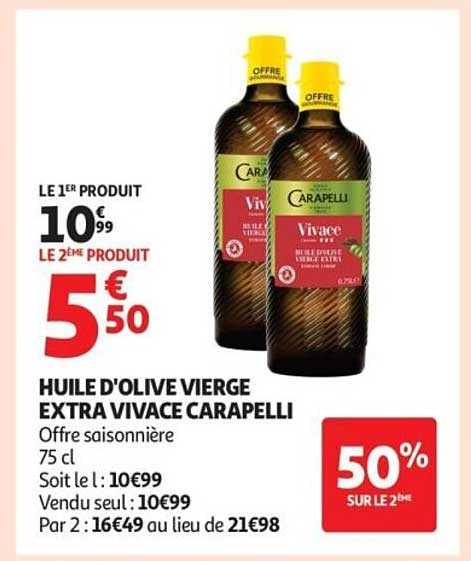 Carapelli Vivace Huile d'olive vierge extra viol