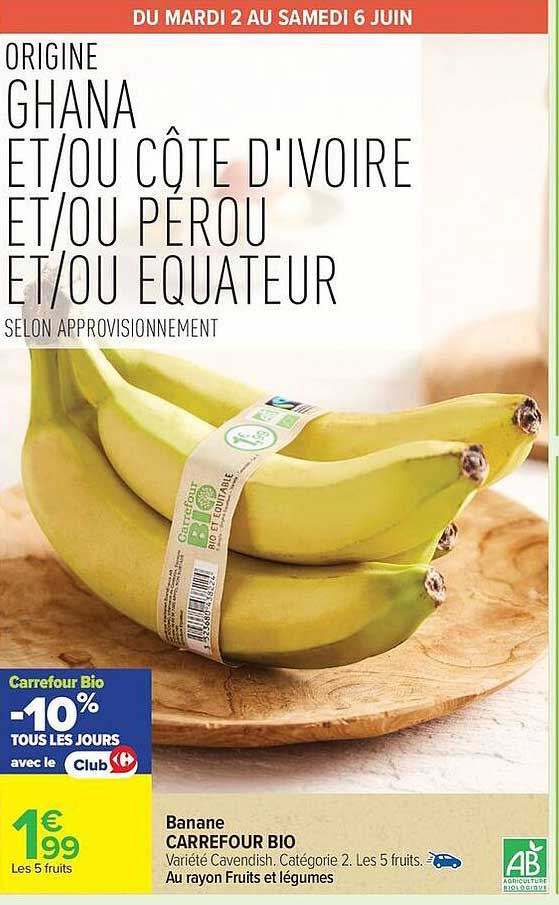 Carrefour Bio Banane