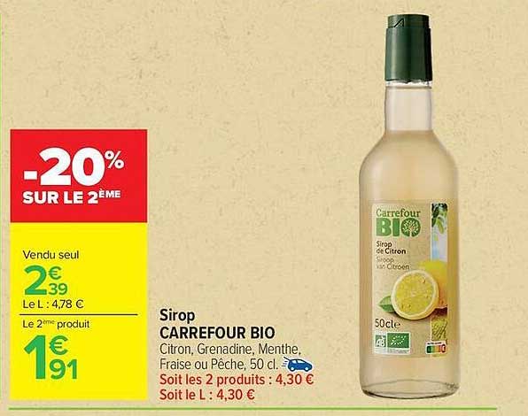 Carrefour Bio Sirop