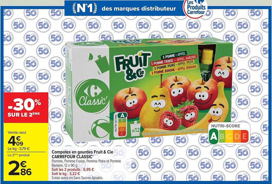 CARREFOUR CLASSIC' Fruit & Cie