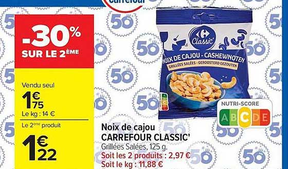 Carrefour Classic' Noix de cajou