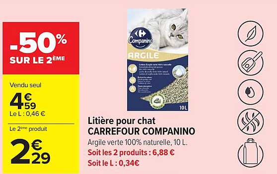 CARREFOUR COMPANINO ARGILE