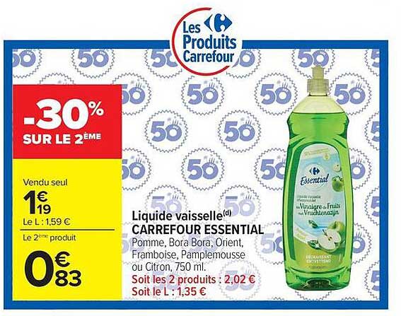 Carrefour Essential Liquide vaisselle