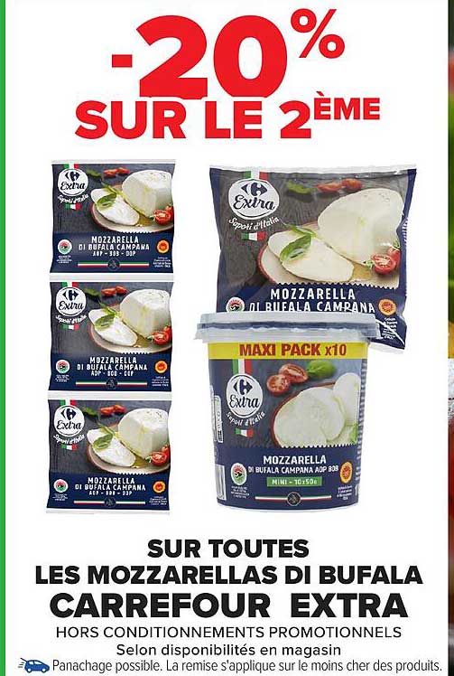 Carrefour Extra Mozzarella Di Bufala Campana