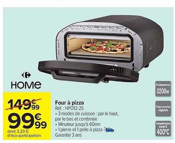 Carrefour HOME Four à pizza
