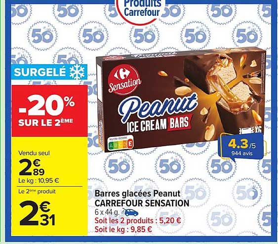 Carrefour Sensation Donut Ice Cream Bars