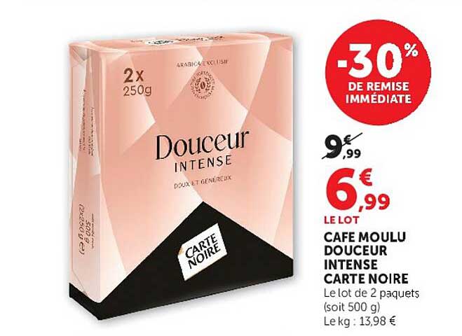 Carte Noire Douceur Intense