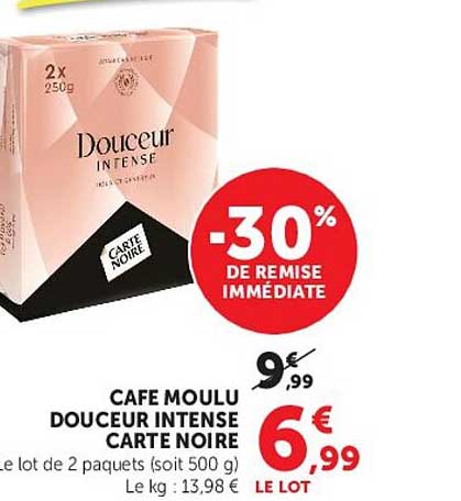 Carte Noire Douceur Intense