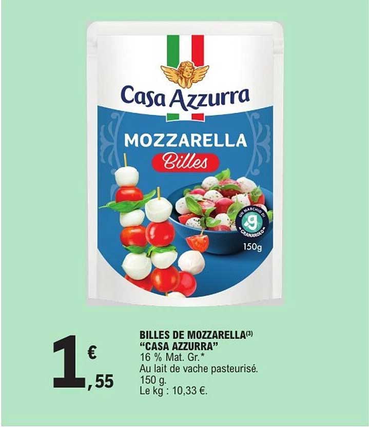 Casa Azzurra Mozzarella Billes