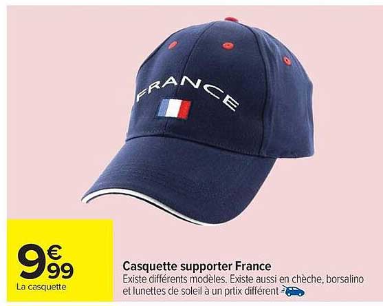 Casquette supporter France