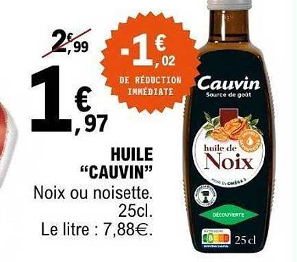 Caudin Huile de Noix
