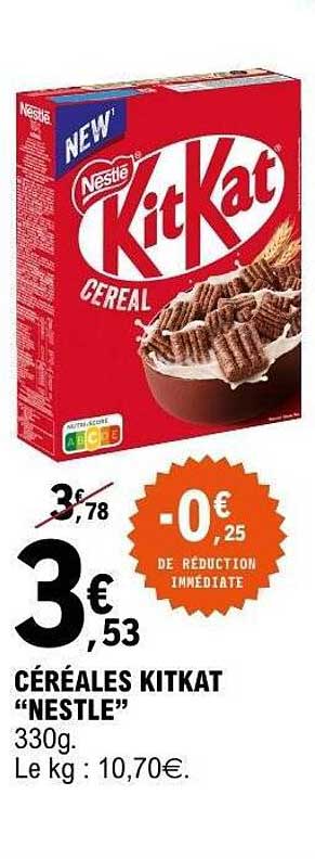 CÉRÉALES KITKAT "NESTLE