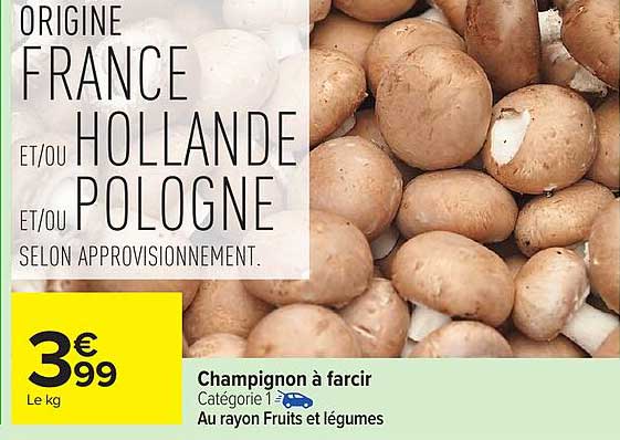 Champignon à farcir