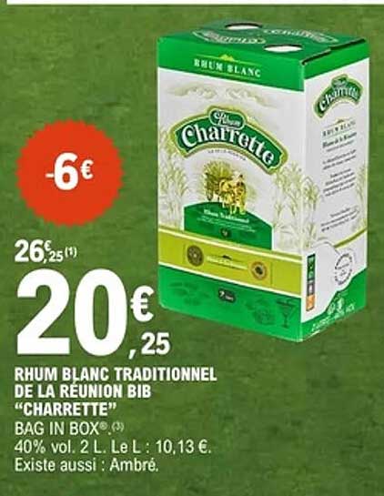 Charrette Rhum blanc
