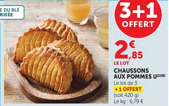CHAUSSONS AUX POMMES U