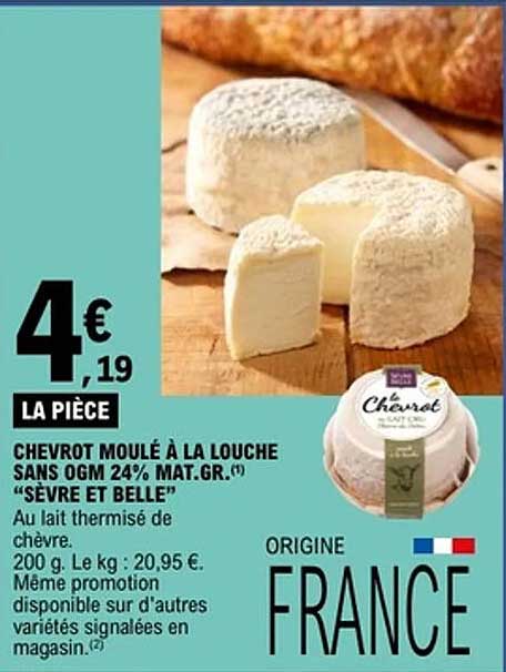 Chevrot moulé à la louche