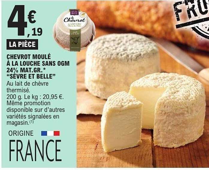 Chevrot moulé à la louche sans OGM