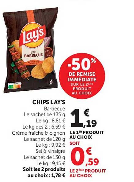 CHIPS LAY'S Barbecue