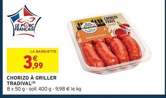 Chorizo à griller Tradival