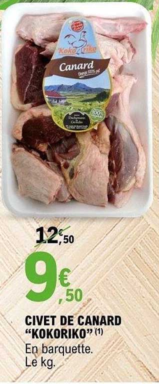 Civet de canard "Kokoriko