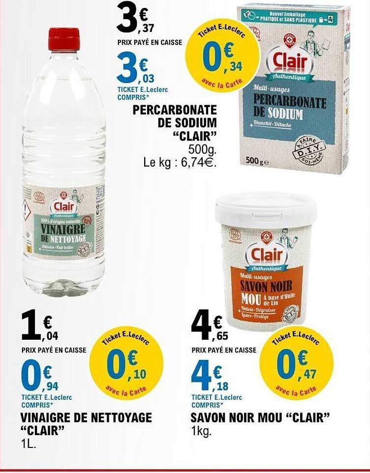 Clair Vinaigre de Nettoyage