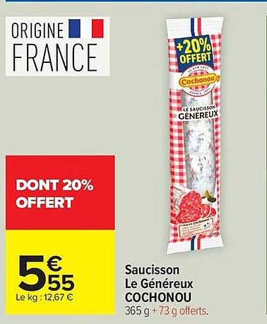 Cochonou Le Saucisson Généreux
