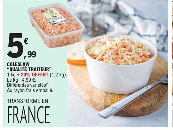 COLESLAW "QUALITÉ TRAITEUR