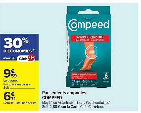 Compeed Pansements ampoules