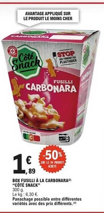 Côté Snack Carbonara