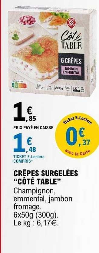 Côté Table 6 CRÊPES