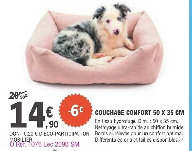 COUCHAGE CONFORT 50 X 35 CM