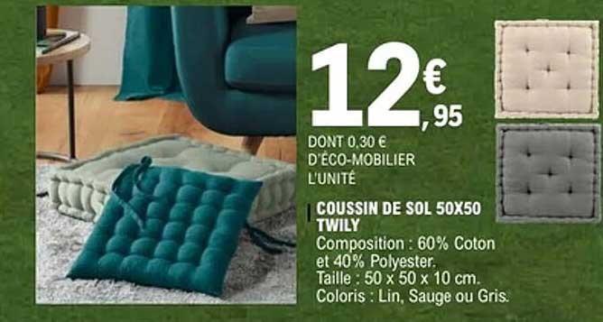 COUSSIN DE SOL 50X50 TWILY