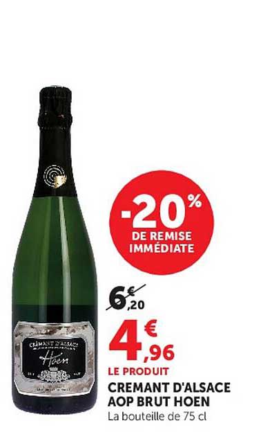 CREMANT D'ALSACE AOP BRUT HOEN