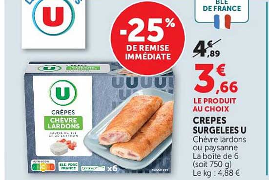 CREPES SURGELEES U
